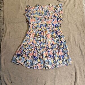 Entro Multicolor Floral Ruffle Dress